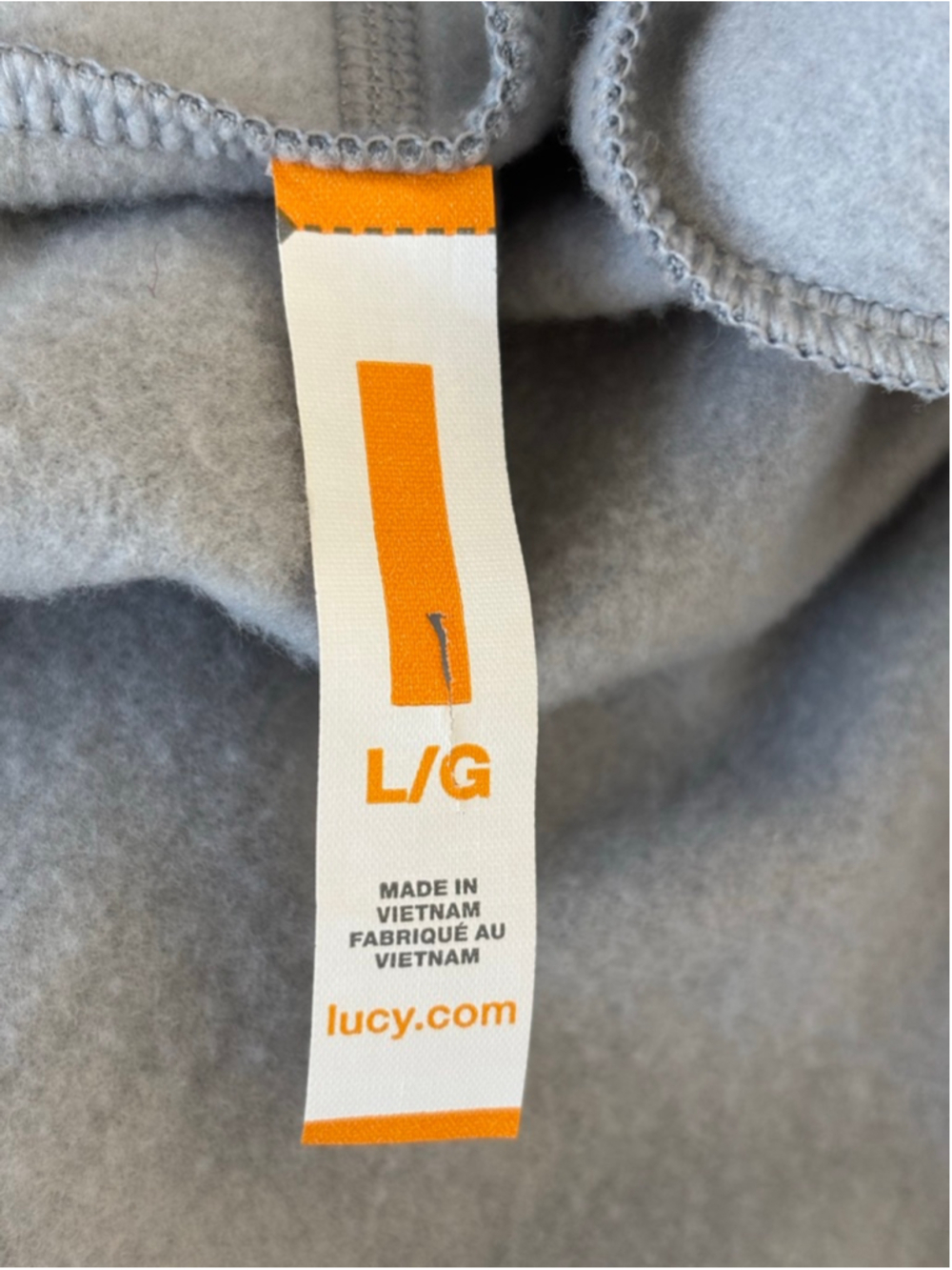 NWOT Lucy Active Fleece Wrap Style Outerwear Cardigan | Sz Lg - Picture 10 of 11